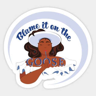 Blame the Goose Sticker